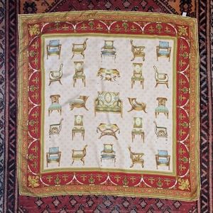 Vintage Silk Gucci Chair Scarf